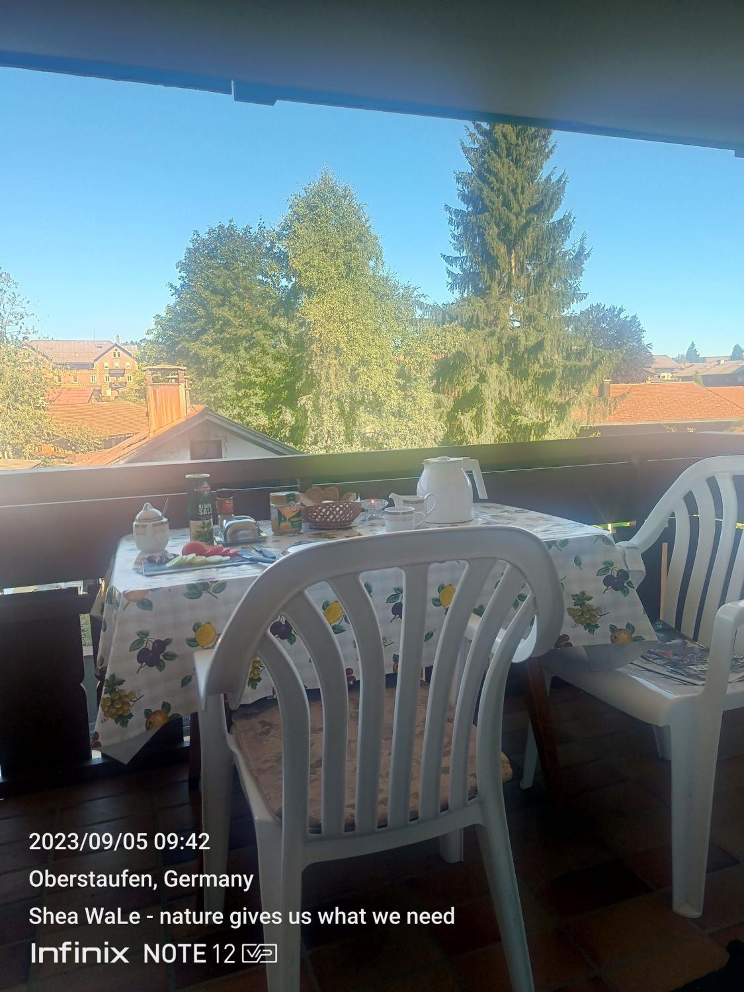 Allgaeu Vibes - Fusslaeufige Erreichbarkeit Vom Bahnhof, Mit Aussicht, Wettergeschuetzter Balkon 上施陶芬 外观 照片