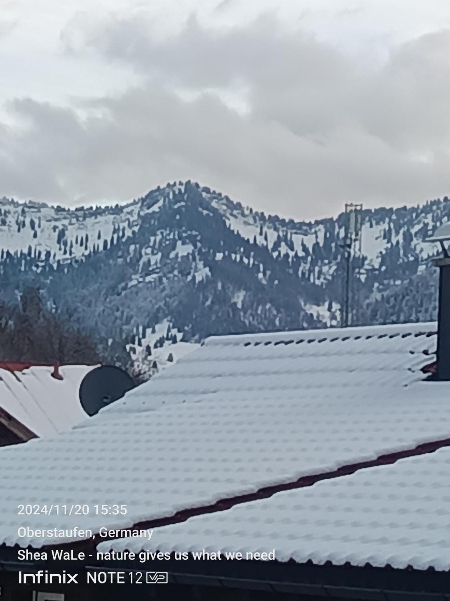 Allgaeu Vibes - Fusslaeufige Erreichbarkeit Vom Bahnhof, Mit Aussicht, Wettergeschuetzter Balkon 上施陶芬 外观 照片