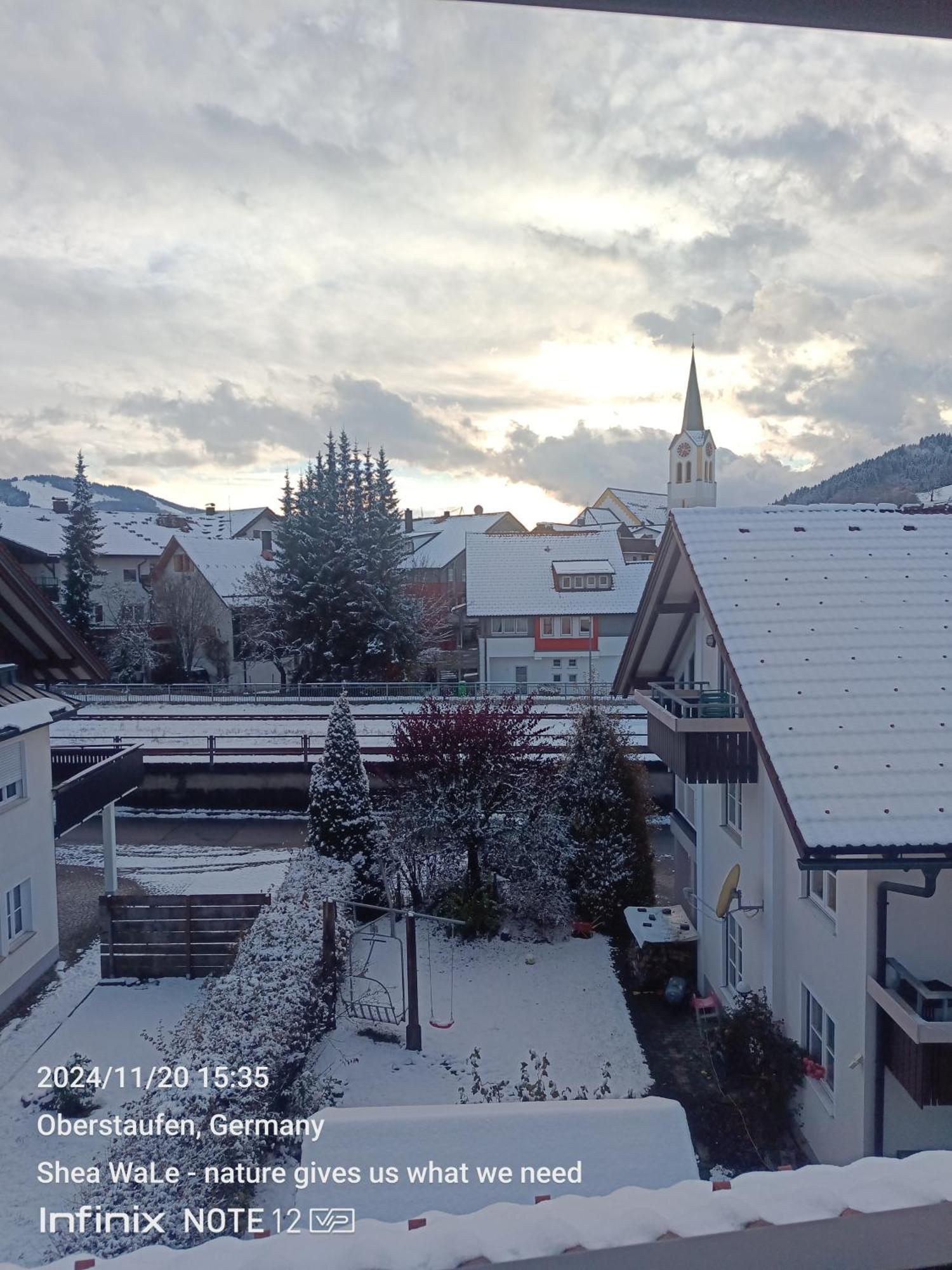 Allgaeu Vibes - Fusslaeufige Erreichbarkeit Vom Bahnhof, Mit Aussicht, Wettergeschuetzter Balkon 上施陶芬 外观 照片